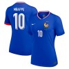 Officiële Voetbalshirt Frankrijk Mbappé 10 Thuis EK 2024 - Dames